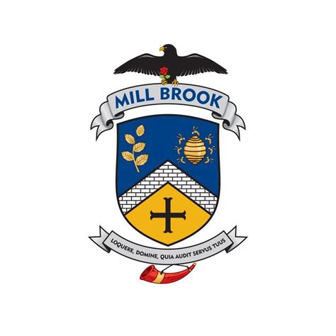 Mill Brook School coat of arms by Adante | Geometric logo, Logo design ...