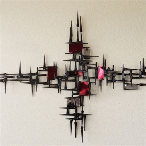 Brutalist Metal Art - Etsy