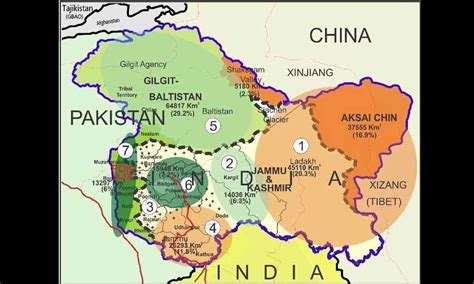 Map Of Pakistan Occupied Kashmir