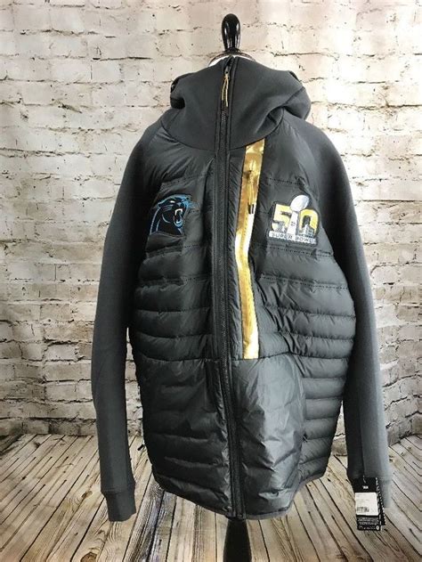 Carolina Panthers Super Bowl 50 On Field Authentic Jacket Original Price $450 #Nike # ...