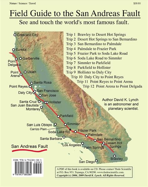 Field Guide to the San Andreas Fault Field | San andreas fault, San andreas, Earth and space science