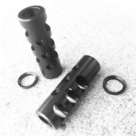 Competiton Muzzle Brake, 5/8-32 threads for 458 socom and 450 bushmaster - Mid State Firearms