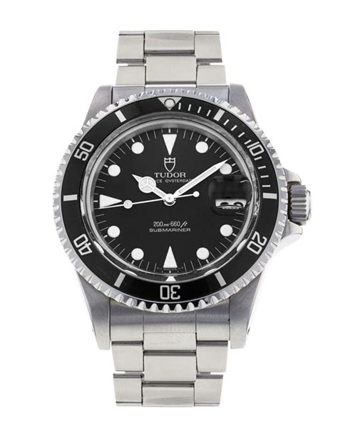 Tudor Submariner 79090 - Black Baton Dial & Bracelet Strap