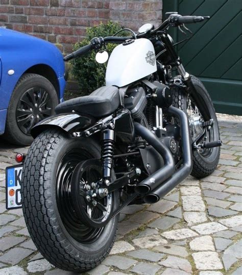 White Sportster Bobber | Reviewmotors.co