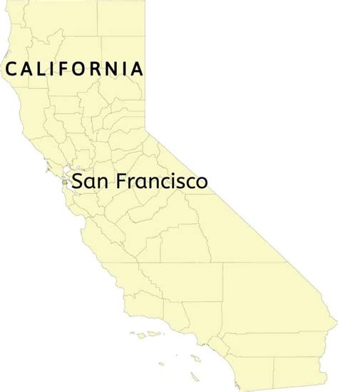 Where is San Francisco, California located on the map? Is San Francisco ...