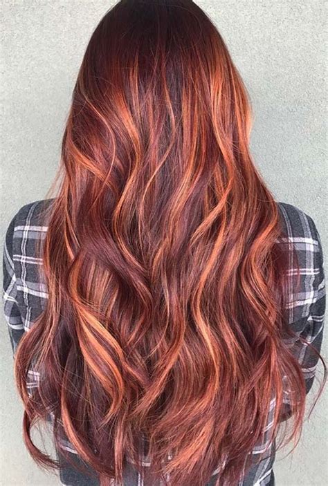 40 Awesome Balayage Red Hair Ideas