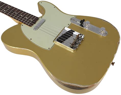 Fender Custom Shop 1961 Relic Telecaster, Aged Aztec Gold | Humbucker Music