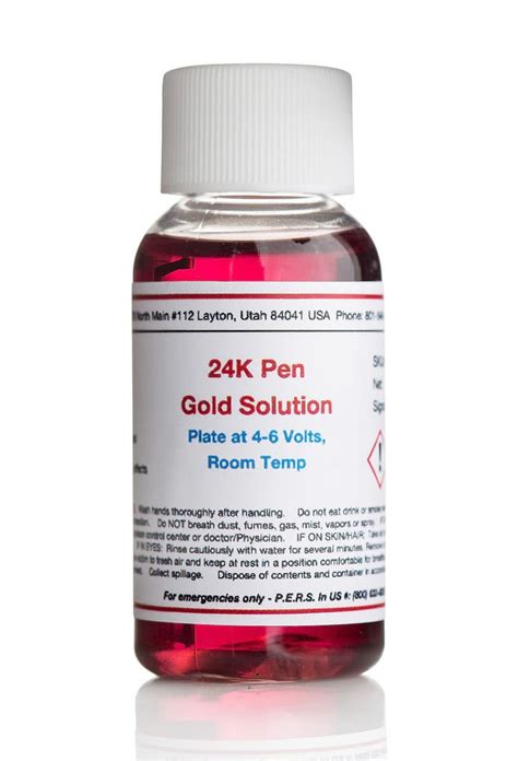 24K Gold Plating Solution - Pen