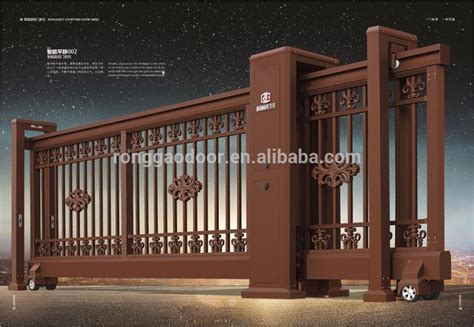 Newest Electric Gate Design Automatic Sliding Main Gate Photo, Detailed ...