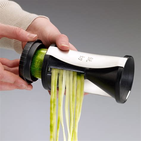 Gefu Spirelli Spiral Vegetable Cutter - Create Endless Julienne Strips ...