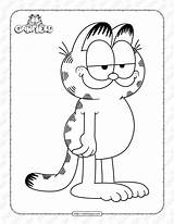 Garfield Coloring Pages sketch template