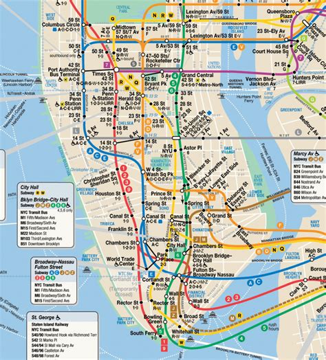 Manhattan Subway Map Printable - Printable Maps