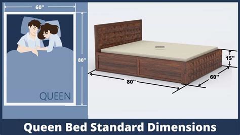 Queen Size Bed Dimensions In Feet