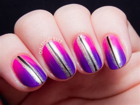 Girly Gradient Nail Art with EverGlaze by China Glaze | Chalkboard Nails | Phoenix, Arizona Nail ...