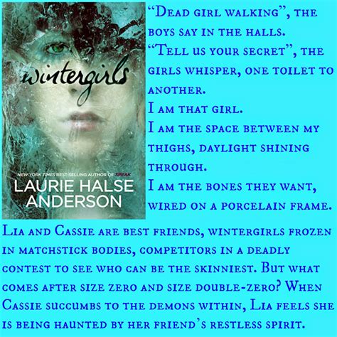 Hello Jenny Reviews: Mini Review Monday[22] Wintergirls by Laurie Halse Anderson