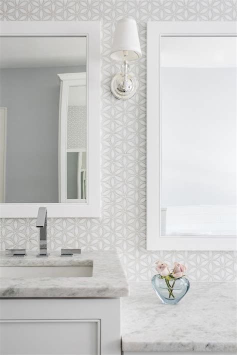 Grey And White Mosaic Bathroom Floor Tiles - img-stache