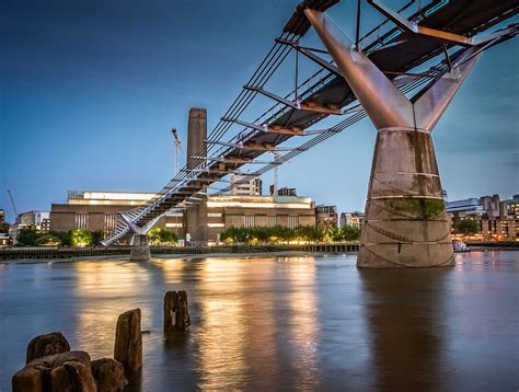 Millennium Bridge and Tate Modern, London, United Kingdom