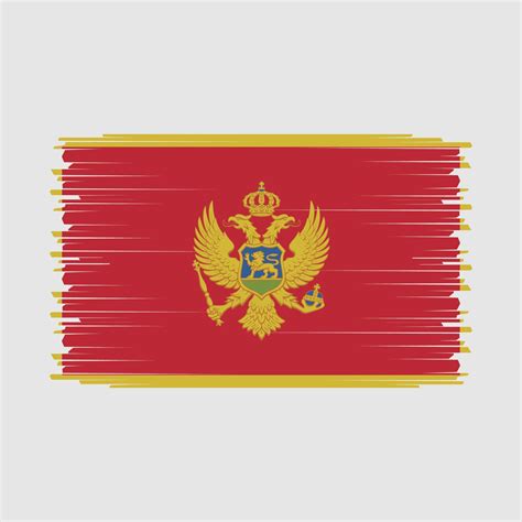 Montenegro Flag Vector 21976101 Vector Art at Vecteezy