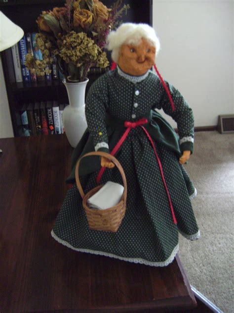 Handmade from Moms Heart: Granny apple head doll