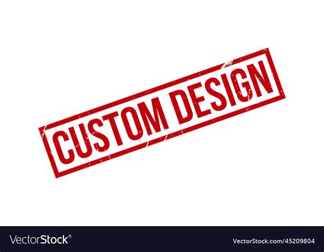 Custom design rubber stamp seal Royalty Free Vector Image