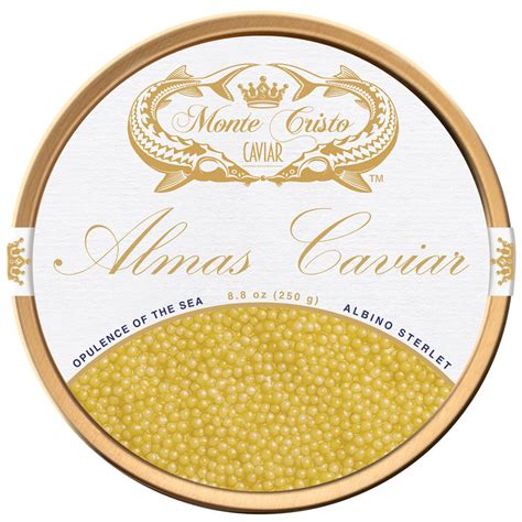 Almas Caviar 8.8oz / 250g – Monte Cristo Caviar, Inc.