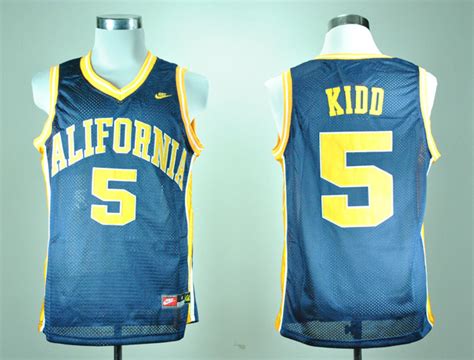 Cheap NCAA California Golden Bears 5 Jason Kidd Blue College Basketball ...