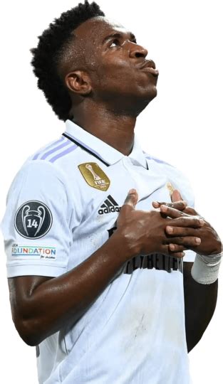 Vinícius Júnior Real Madrid football render - FootyRenders