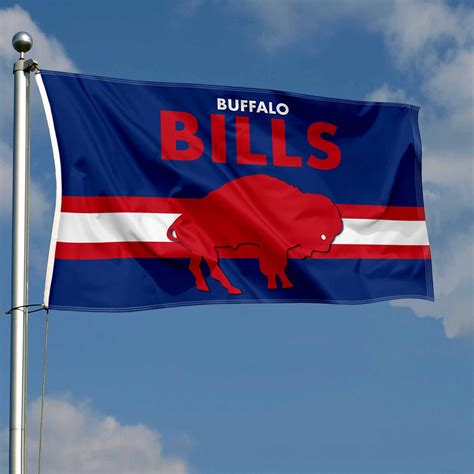 Buffalo Bills Throwback Retro Vintage Logo Flag - State Street Products