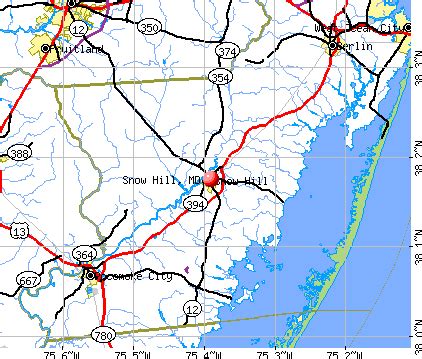 Snow Hill, Maryland (MD 21863) profile: population, maps, real estate ...