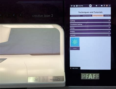 How to set up your PFAFF creative icon 2 - QUILTsocial