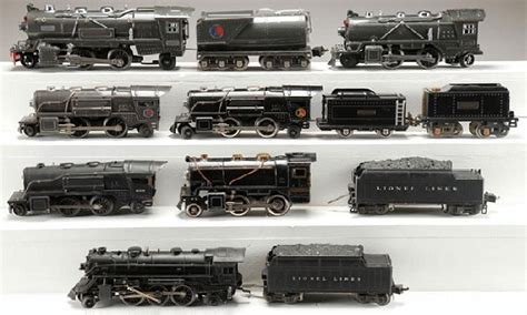 A Collection Of Six Lionel O Gauge Locomotives