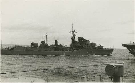 Ca. 1960: COMMEMORATION. Daring Class destroyer HMAS VOYAG… | Flickr