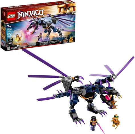 LEGO NINJAGO Legacy Overlord Dragon 71742 Ninja Playset Building Kit ...