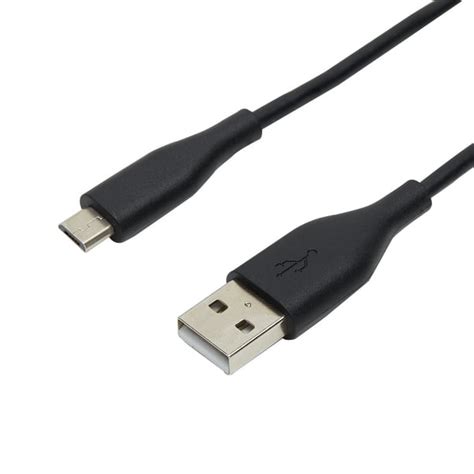 Onn Micro USB Charging Cable 3', Black - Walmart.com - Walmart.com