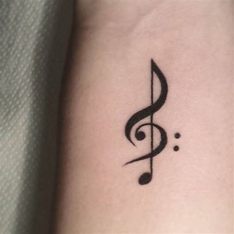 Bass Clef Tattoo Ideas - SCRIBB LOVE TATTOO DESIGN