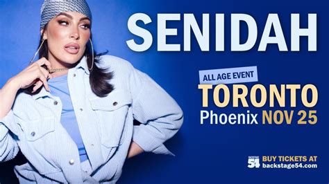 Senidah live in Toronto, Concert Homes, Richmond, November 25 2023 ...