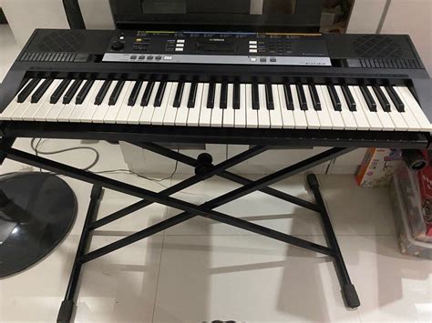 Yamaha keyboard PSR E243 + stand, Hobbies & Toys, Music & Media, Musical Instruments on Carousell