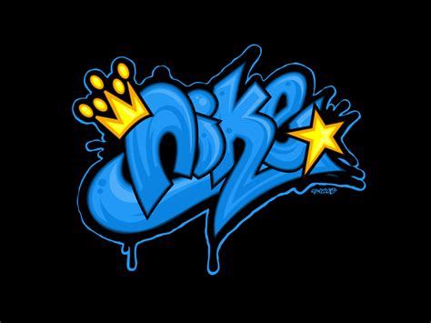 DeviantArt: More Like Nike Graffiti - Logo by elclon | Graffiti drawing ...