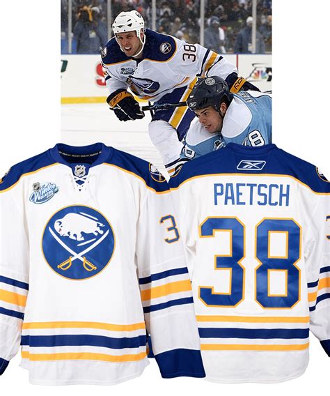 Lot Detail - Nathan Paetsch's 2008 Winter Classic Buffalo Sabres Game-Worn Jersey with LOA