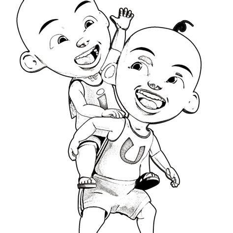 jarjit upin ipin mewarna