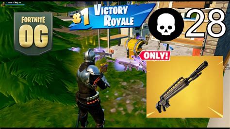 I WON Using Infantry Rifle ONLY! " Zero Build " Gameplay ( Fortnite OG ...