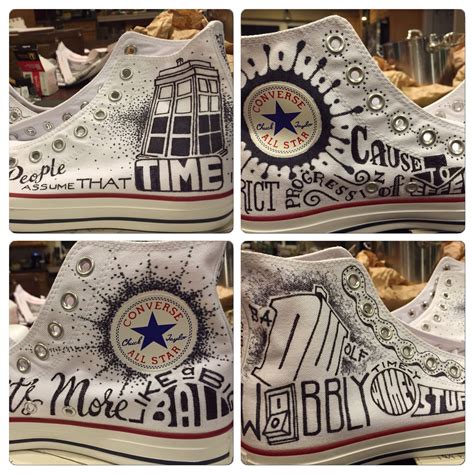 Custom Sharpie Dr. Who Converse All-Stars | Converse design, Diy ...