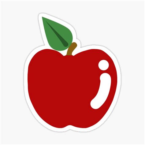 "Red Apple" Sticker for Sale by SaradaBoru | Redbubble