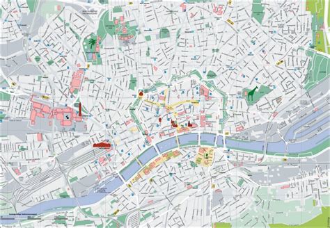 Frankfurt tourist map - Ontheworldmap.com