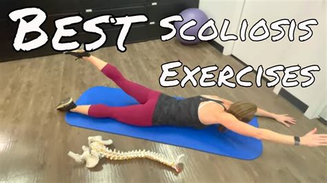 Best Scoliosis Pain Relief Exercises - Stretch & Strengthen - YouTube