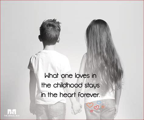 Childhood Love Quotes: 14 Quotes That Will Bring Back Memories