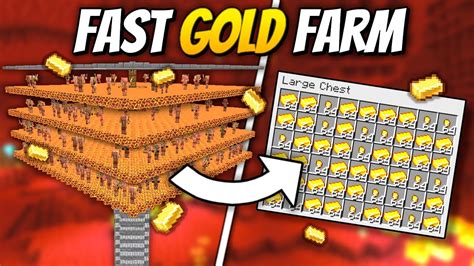 Gold Farm - 21,000+ Per Hour - Minecraft 1.21+ Tutorial - YouTube