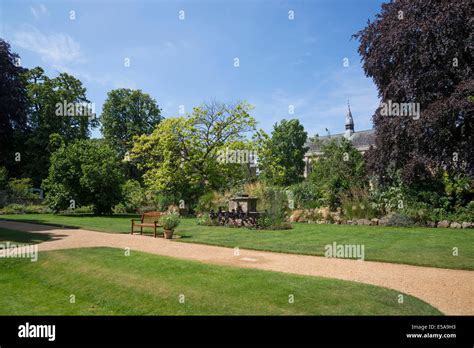 Fellows' Garden, Balliol College, Oxford, England, UK Stock Photo - Alamy