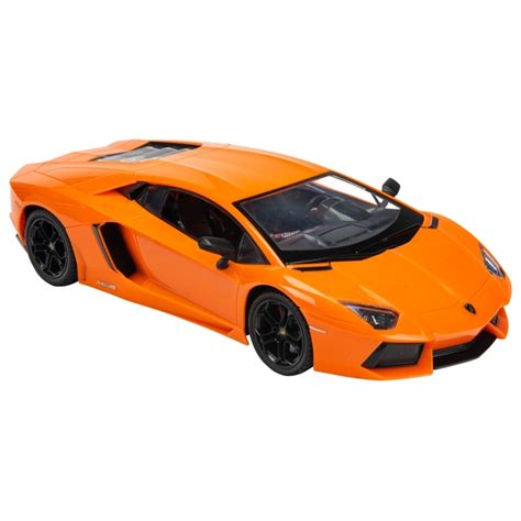 1:14 Lamborghini Aventador Coupe Orange Remote Control Toy Car - Smyths ...