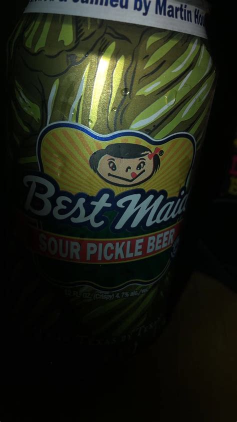 This pickle flavored beer... : mildlyinteresting